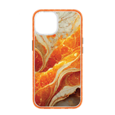 Apple-iPhone-14-Blaze-Orange Golden Sunrise | Protective MagSafe Case | Marble Stone Series for Apple iPhone 14 Series cellhelmet cellhelmet