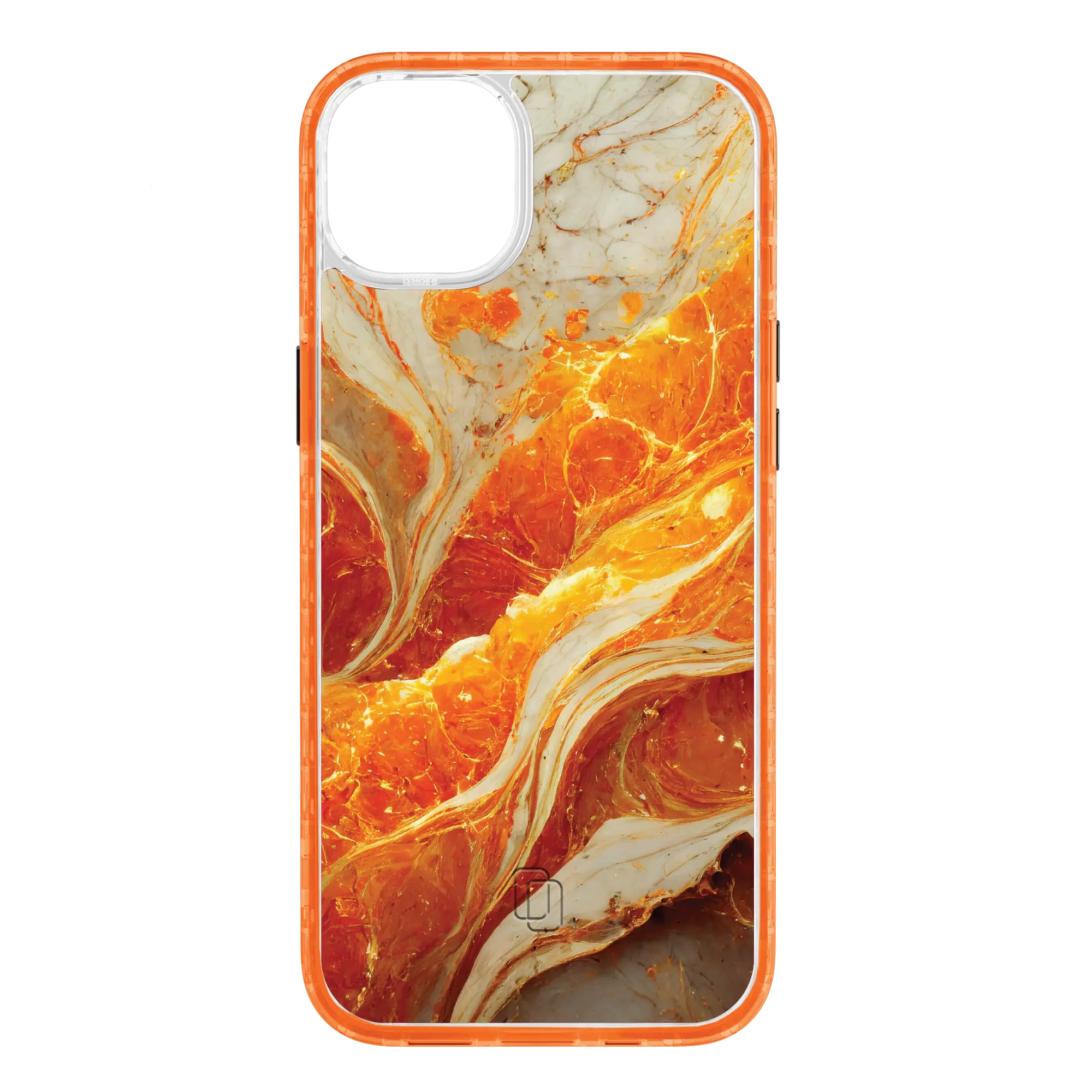 Apple-iPhone-14-Plus-Blaze-Orange Golden Sunrise | Protective MagSafe Case | Marble Stone Series for Apple iPhone 14 Series cellhelmet cellhelmet