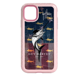 Guy Harvey Fortitude Series for Apple iPhone 11 - American Marlin - Custom Case - PinkMagnolia - cellhelmet