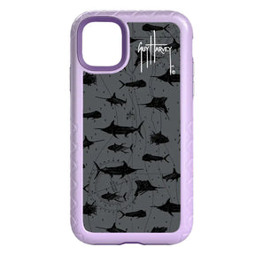 Guy Harvey Fortitude Series for Apple iPhone 11 - Black Scribbler - Custom Case - LilacBlossom - cellhelmet