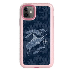 Guy Harvey Fortitude Series for Apple iPhone 11 - Blue Camo - Custom Case - PinkMagnolia - cellhelmet