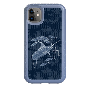 Guy Harvey Fortitude Series for Apple iPhone 11 - Blue Camo - Custom Case - SlateBlue - cellhelmet