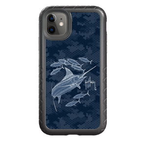 Guy Harvey Fortitude Series for Apple iPhone 11 - Blue Camo - Custom Case -  - cellhelmet