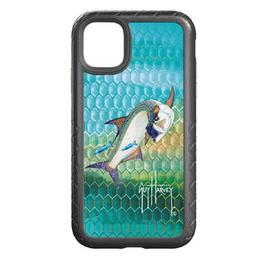Guy Harvey Fortitude Series for Apple iPhone 11 - Tarpon Skin - Custom Case - OnyxBlack - cellhelmet