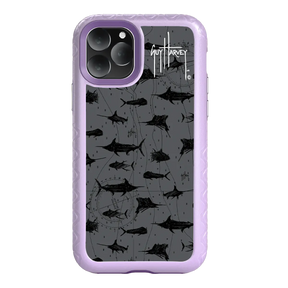 Guy Harvey Fortitude Series for Apple iPhone 11 Pro - Black Scribbler - Custom Case - LilacBlossom - cellhelmet