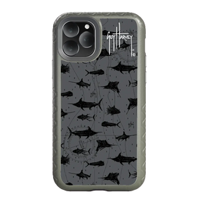 Guy Harvey Fortitude Series for Apple iPhone 11 Pro - Black Scribbler - Custom Case - OliveDrabGreen - cellhelmet