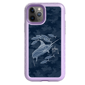 Guy Harvey Fortitude Series for Apple iPhone 11 Pro - Blue Camo - Custom Case - LilacBlossom - cellhelmet
