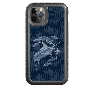 Guy Harvey Fortitude Series for Apple iPhone 11 Pro - Blue Camo - Custom Case - OnyxBlack - cellhelmet
