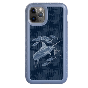 Guy Harvey Fortitude Series for Apple iPhone 11 Pro - Blue Camo - Custom Case - SlateBlue - cellhelmet
