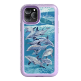 Guy Harvey Fortitude Series for Apple iPhone 11 Pro - Bottlenose Dolphins - Custom Case - LilacBlossom - cellhelmet