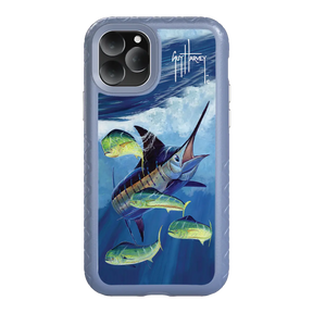 Guy Harvey Fortitude Series for Apple iPhone 11 Pro - Four Play - Custom Case - SlateBlue - cellhelmet
