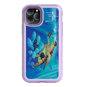 Guy Harvey Fortitude Series for Apple iPhone 11 Pro - Hawksbill Caravan - Custom Case - LilacBlossom - cellhelmet
