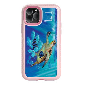 Guy Harvey Fortitude Series for Apple iPhone 11 Pro - Hawksbill Caravan - Custom Case - PinkMagnolia - cellhelmet