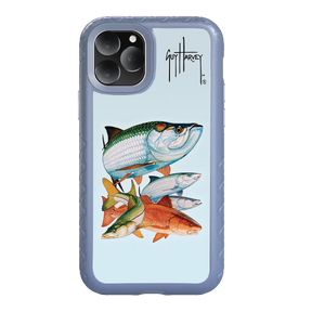 Guy Harvey Fortitude Series for Apple iPhone 11 Pro - Inshore Collage - Custom Case - SlateBlue - cellhelmet