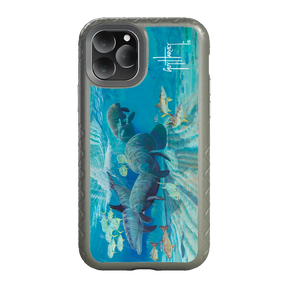 Guy Harvey Fortitude Series for Apple iPhone 11 Pro - Manatee Pass - Custom Case - OliveDrabGreen - cellhelmet