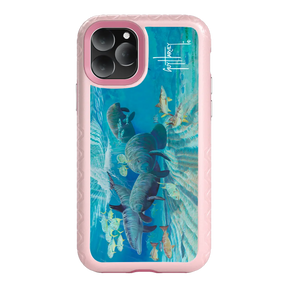 Guy Harvey Fortitude Series for Apple iPhone 11 Pro - Manatee Pass - Custom Case - PinkMagnolia - cellhelmet