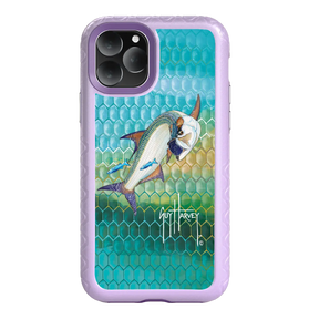Guy Harvey Fortitude Series for Apple iPhone 11 Pro - Tarpon Skin - Custom Case - LilacBlossom - cellhelmet