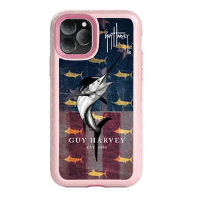 Guy Harvey Fortitude Series for Apple iPhone 11 Pro Max - American Marlin - Custom Case - PinkMagnolia - cellhelmet