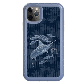 Guy Harvey Fortitude Series for Apple iPhone 11 Pro Max - Blue Camo - Custom Case - SlateBlue - cellhelmet