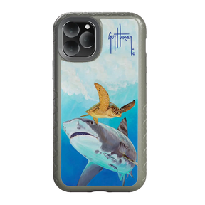 Guy Harvey Fortitude Series for Apple iPhone 11 Pro Max - Eye of the Tiger - Custom Case - OliveDrabGreen - cellhelmet