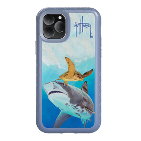 Guy Harvey Fortitude Series for Apple iPhone 11 Pro Max - Eye of the Tiger - Custom Case - SlateBlue - cellhelmet