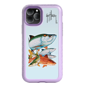 Guy Harvey Fortitude Series for Apple iPhone 11 Pro Max - Inshore Collage - Custom Case - LilacBlossom - cellhelmet