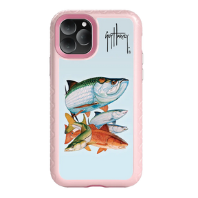 Guy Harvey Fortitude Series for Apple iPhone 11 Pro Max - Inshore Collage - Custom Case - PinkMagnolia - cellhelmet