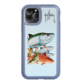 Guy Harvey Fortitude Series for Apple iPhone 11 Pro Max - Inshore Collage - Custom Case - SlateBlue - cellhelmet