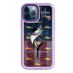 Guy Harvey Fortitude Series for Apple iPhone 12 / 12 Pro - American Marlin - Custom Case - LilacBlossom - cellhelmet