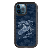 Guy Harvey Fortitude Series for Apple iPhone 12 / 12 Pro - Blue Camo - Custom Case - OnyxBlack - cellhelmet