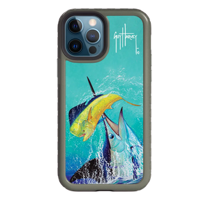 Guy Harvey Fortitude Series for Apple iPhone 12 / 12 Pro - El Dorado II - Custom Case - OliveDrabGreen - cellhelmet