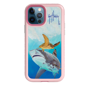 Guy Harvey Fortitude Series for Apple iPhone 12 / 12 Pro - Eye of the Tiger - Custom Case - PinkMagnolia - cellhelmet