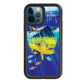 Guy Harvey Fortitude Series for Apple iPhone 12 / 12 Pro - Golden Prize - Custom Case - OnyxBlack - cellhelmet