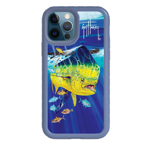 Guy Harvey Fortitude Series for Apple iPhone 12 / 12 Pro - Golden Prize - Custom Case - SlateBlue - cellhelmet