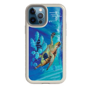 Guy Harvey Fortitude Series for Apple iPhone 12 / 12 Pro - Hawksbill Caravan - Custom Case - Gray - cellhelmet