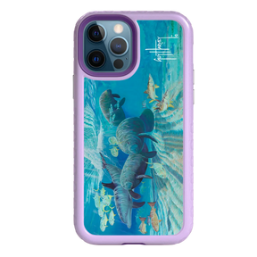 Guy Harvey Fortitude Series for Apple iPhone 12 / 12 Pro - Manatee Pass - Custom Case - LilacBlossom - cellhelmet