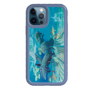 Guy Harvey Fortitude Series for Apple iPhone 12 / 12 Pro - Manatee Pass - Custom Case - SlateBlue - cellhelmet
