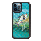 Guy Harvey Fortitude Series for Apple iPhone 12 / 12 Pro - Tarpon Skin - Custom Case - OnyxBlack - cellhelmet