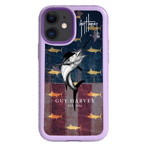 Guy Harvey Fortitude Series for Apple iPhone 12 Mini - American Marlin - Custom Case - LilacBlossom - cellhelmet