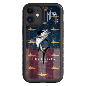 Guy Harvey Fortitude Series for Apple iPhone 12 Mini - American Marlin - Custom Case - OnyxBlack - cellhelmet