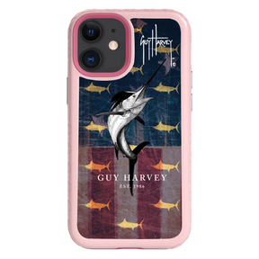 Guy Harvey Fortitude Series for Apple iPhone 12 Mini - American Marlin - Custom Case - PinkMagnolia - cellhelmet