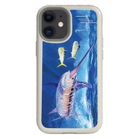 Guy Harvey Fortitude Series for Apple iPhone 12 Mini - Bullseye Sword - Custom Case - Gray - cellhelmet