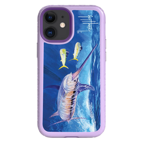 Guy Harvey Fortitude Series for Apple iPhone 12 Mini - Bullseye Sword - Custom Case - LilacBlossom - cellhelmet