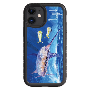 Guy Harvey Fortitude Series for Apple iPhone 12 Mini - Bullseye Sword - Custom Case - OnyxBlack - cellhelmet