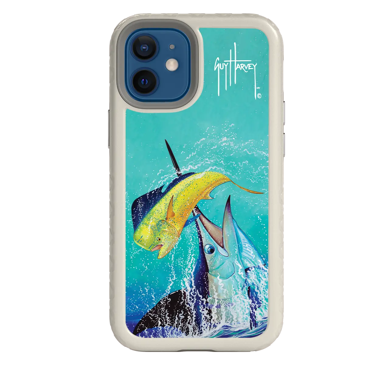 Guy Harvey Fortitude Series for Apple iPhone 12 Mini - El Dorado II - Custom Case - Gray - cellhelmet