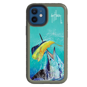 Guy Harvey Fortitude Series for Apple iPhone 12 Mini - El Dorado II - Custom Case - OliveDrabGreen - cellhelmet