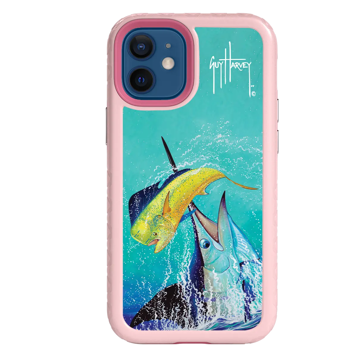 Guy Harvey Fortitude Series for Apple iPhone 12 Mini - El Dorado II - Custom Case - PinkMagnolia - cellhelmet