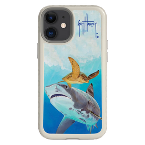 Guy Harvey Fortitude Series for Apple iPhone 12 Mini - Eye of the Tiger - Custom Case - Gray - cellhelmet