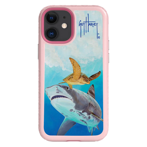 Guy Harvey Fortitude Series for Apple iPhone 12 Mini - Eye of the Tiger - Custom Case - PinkMagnolia - cellhelmet