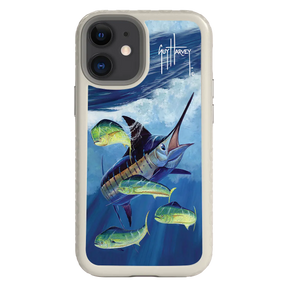Guy Harvey Fortitude Series for Apple iPhone 12 Mini - Four Play - Custom Case - Gray - cellhelmet